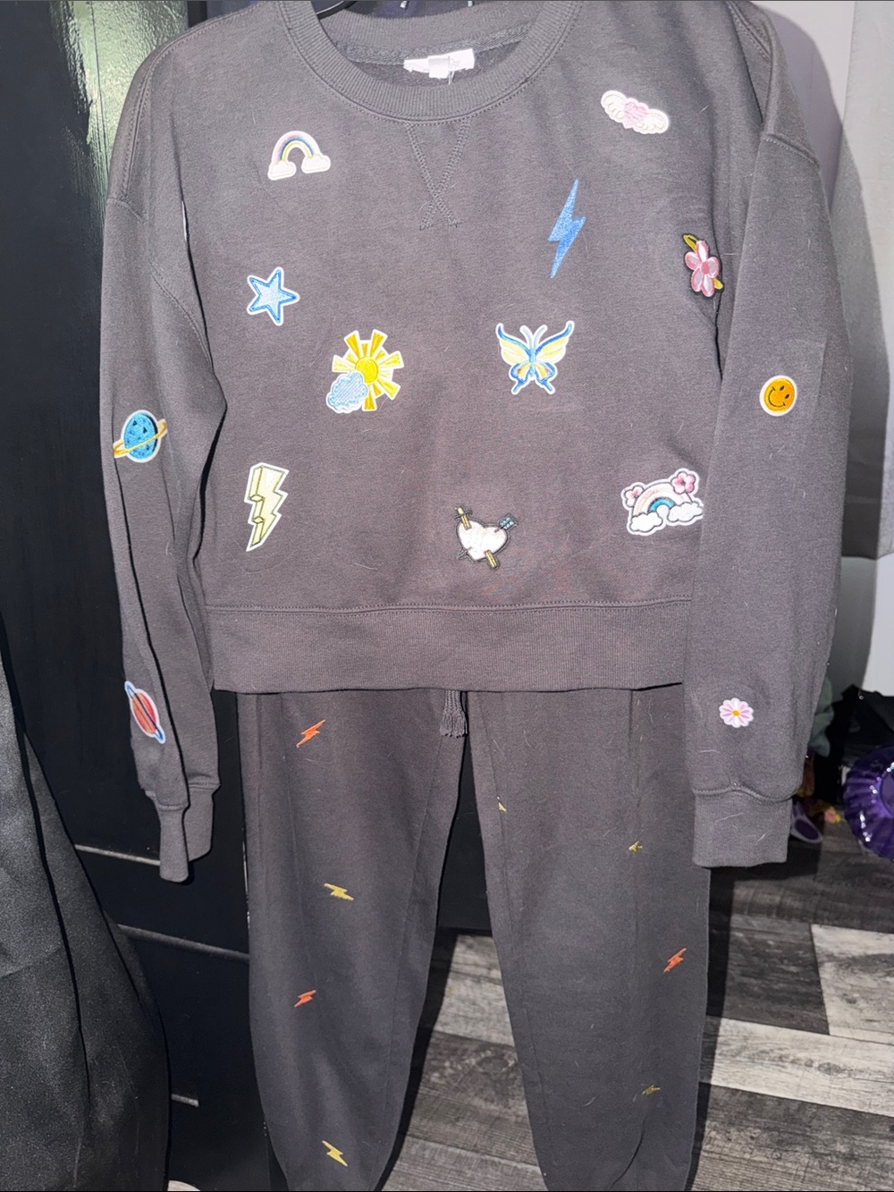diy fleece sweat suit